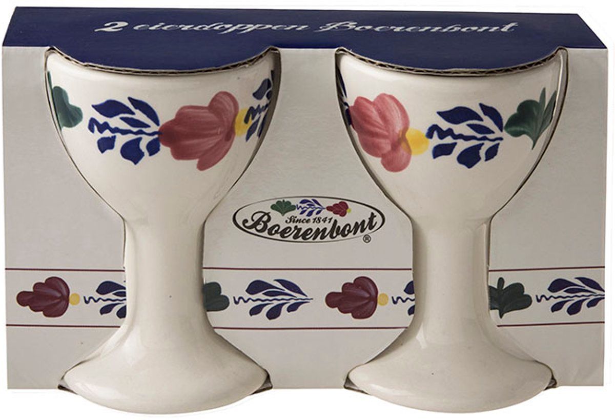 Boerenbont Eierdop Groot Set/2