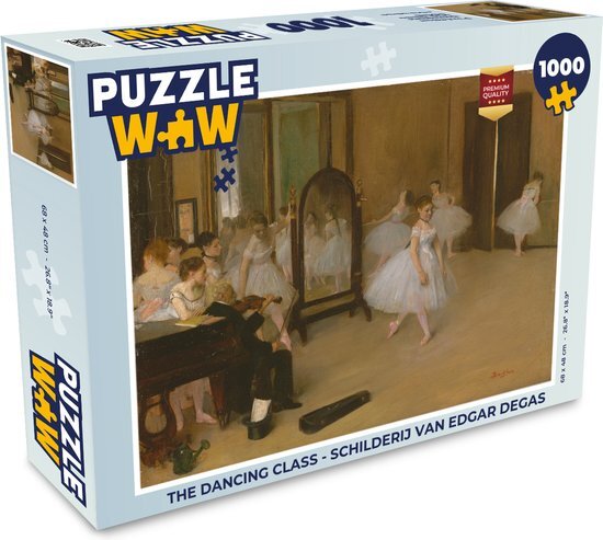 MuchoWow Puzzel The Dancing Class - Schilderij van Edgar Degas - Legpuzzel - Puzzel 1000 stukjes volwassenen