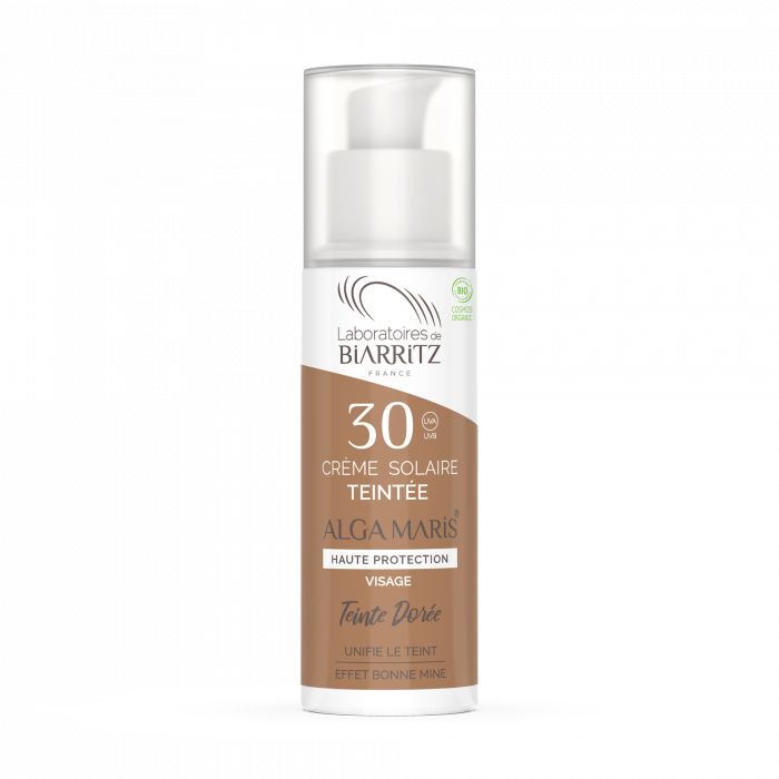 Laboratoires de Biarritz Alga Maris Zonnecrème SPF30 Beige 50ml
