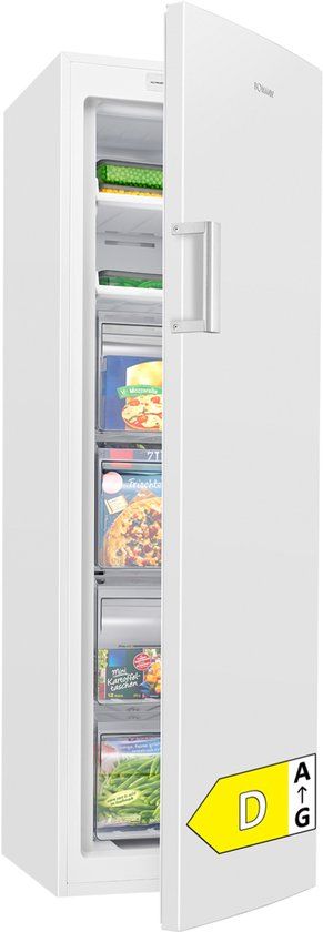 Bomann GS 7366 No-Frost Vrijstaande Vriezer - 204 Liter - 170.5 cm - Energieklasse D - Wit