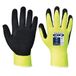 Portwest A340 Hi-Vis Latex Grip Handschoen, Normaal, Grootte 2XL, Geel