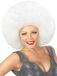 Widmann Perruque Afro XXL Blanche