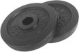 Tunturi Disques d'haltères - 2 x 2,50 kg - Fonte - Ø 30 mm