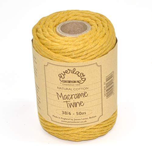 50M Everlasto Macramé Touw - York Gold - 4mm