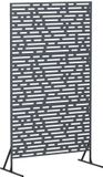 vidaXL Privacyscherm 100 x 50 x 180 cm Staal Antraciet