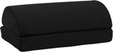 vidaXL Stevig PU Schuim Been Kussen Zwart 44 x 29 x 17 cm