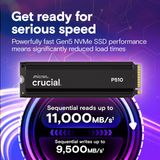 Crucial CT1000P510SSD5 internal solid state drive 1 TB M.2 PCI Express 5.0 NVMe TLC