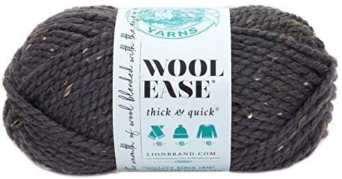 Lion Brand Yarn Company Wol-gemak Dik & Snel Garen - Grafiet - One Size