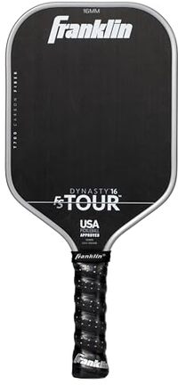 Franklin Sport Pro Pickleball Paddle - FS Tour Series - Dynasty Pro Player - 16mm - Gray
