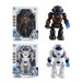 Robot met licht en geluid 21cm 2 assorti