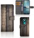 B2Ctelecom Nokia 3.4 Book Style Case Steigerhout