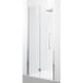 Novellini Young 2.0 1BS porte pliante pour niche 97/101x200cm gauche noir/clair y21bs97s-1h