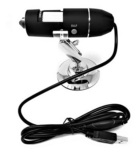 tempo di saldi Draagbare digitale microscoop, 1000 x endoscoop, met USB-kabel, 8 LED's, pc