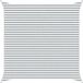 vidaXL Parasol 4,5 x 4,5 m Gris clair et blanc Carré