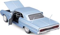 Maisto Chevrolet Impala 1964 Modelauto Schaal 1/26 Blauw Metaal
