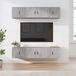 Maison Exclusive - Ensemble meuble TV, 6 pièces, couleur béton, panneau de particules