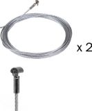 STAS picture hanging systems STAS cobra + staalkabel (set van 2 stuks) - 150cm