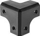 Adam Hall Coin de haut-parleur (l x L x H) 45 x 45 x 45 mm Plastique Y96464 1 pièce(s)