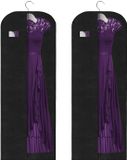 Vicloon 2-pack kledinghoes, beschermende hoes voor pakken, stofdichte kledingzakken, hoogwaardige transporttas voor pakken, ademende kledinghoes voor pakkenjassen en kleding (60 * 180 cm)