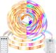 3 meter LEDstrip met 108 leds - 2 kleuren wisselende ledstrips met 12 modi, afstandsbediening, timer, dimbaar, snijbaar en zelfklevend voor woondecoratie (warmwit en meerkleurig)