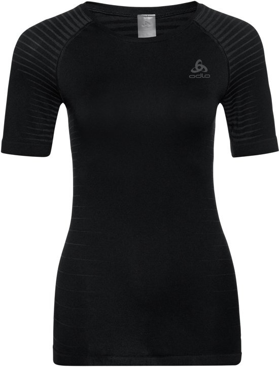 ODLO Suw Top Crew Neck S/S Performance Light Sportshirt Dames - Black