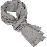Build Your Brand Jersey Scarf BY063 - Heather Grey - One size