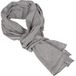 Build Your Brand Jersey Scarf BY063 - Heather Grey - One size