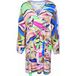 Mucho Gusto Robe Milano Multicolore Zèbre Taille : S