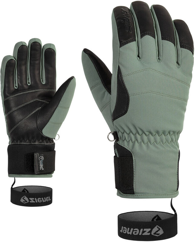 Ziener Ziener Kale AS AW Handschoenen Dames, groen/zwart 2022 6,5 Wintersport handschoenen