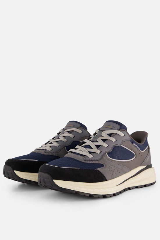 Skechers SLADE ULTRA - GAGE Heren Instappers - Grijs / Donkerblauw
