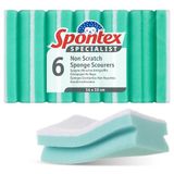 Spontex Specialist 6 niet-kras sponsschuursponsjes