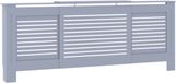 vidaXL Cache-radiateur 205 cm MDF Gris