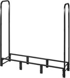 VEVOR Metalen Haardhoutrek, 122x32x118 Cm, Zwart