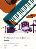 Workbook pour Guitare, Clavier et Batterie