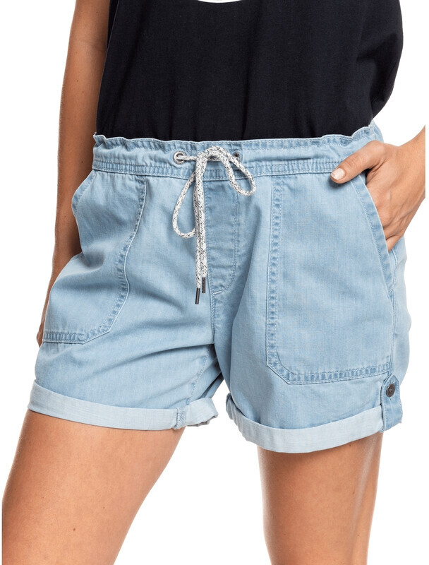 Roxy Milady Beach Shorts Dames, light blue M 2020 Vrijetijdsshorts