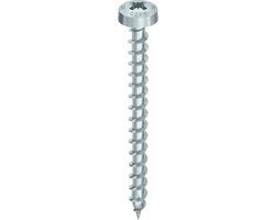 HECO TOPIX-Plus spaanplaatschroef 4,0x16mm cilinderkop verzinkt voldraad PZD 2 (200 stuks)
