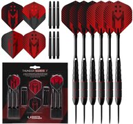 d/k darts Dart Set Thunder Series 1 M1 Zwart met rode Dartset 22 Gram