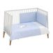 Cambrass Lit bébé Coton Bleu