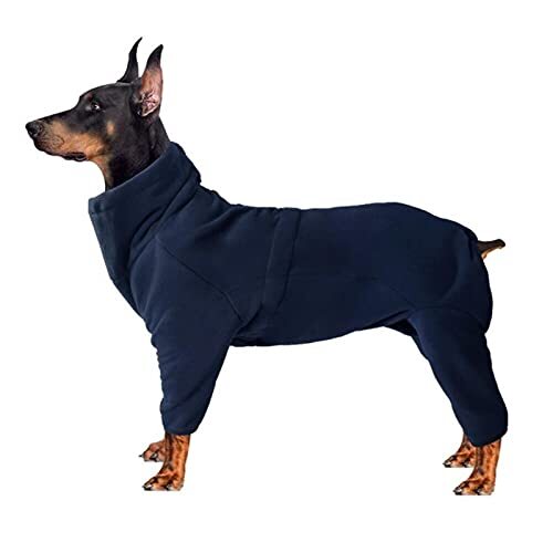 JRKJ Winter Dog Onesie Vierbenen Pyjama Warm Tight Kleding voor Kleine Big Honden Outdoor Walk Pet Jas Pet Pyjama