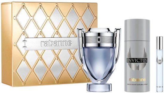 Paco Rabanne Invictus Gift Set Eau de Toilette 100 ml + Deo 150 ml + EDT 10 ml