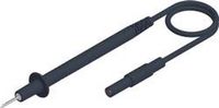 SKS Hirschmann PL 2700 S sw Meetsnoer Testpunt 4mm-stekker 1.00 m Zwart 1 stuk(s)