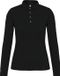 Kariban Damespolo lange mouwen van jersey K265 - Black - XL