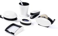 Pavo Trendy Bureauset, 6-delig, hoogglans, wit