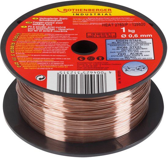 Rothenberger MIG-lasdraad 0,6 mm 1 kg