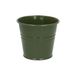 Pot de fleurs, zinc, vert foncé