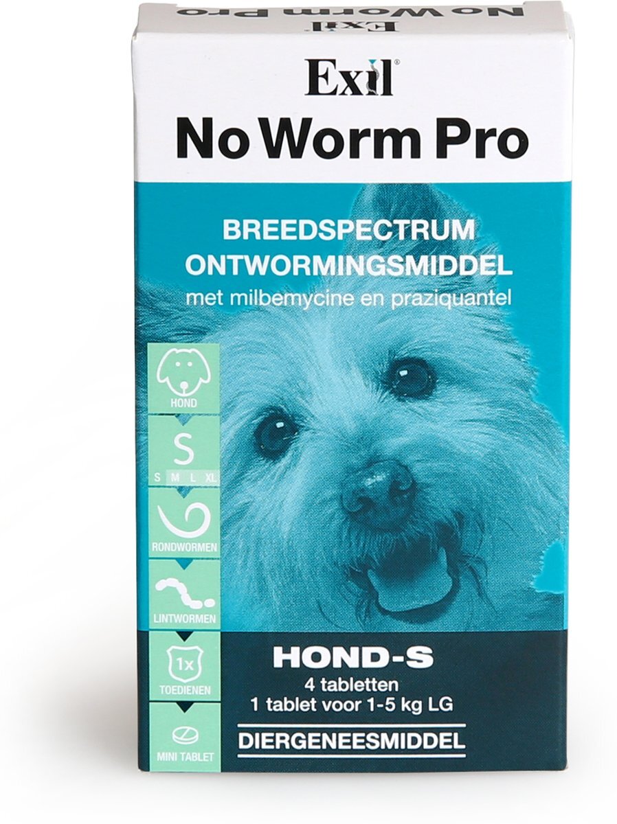 Exil Hond no worm pro s 4 tbl
