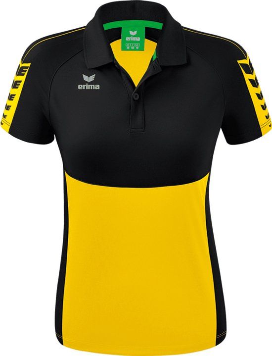 Erima Six Wings Polo Dames - Geel - Maat 36