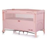 Chipolino Reisbed Relax Linnen Pink Powder