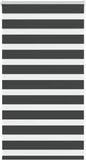 vidaXL Zebra rolgordijn 80x100 cm stofbreedte 75,9 cm zwart