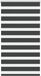 vidaXL Zebra rolgordijn 80x100 cm stofbreedte 75,9 cm zwart